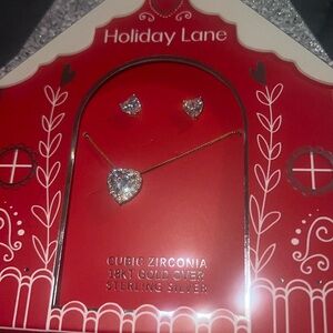 Holiday lane valentines 18 k gold over sterling silver
Only necklace